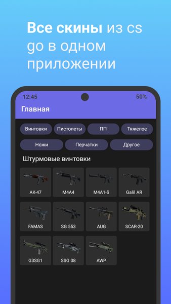 SkinPrice - каталог скинов CS — Развлечения, скриншот интерфейса 2