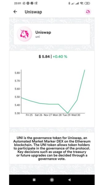 Crypto-native — Финансы, скриншот интерфейса 1