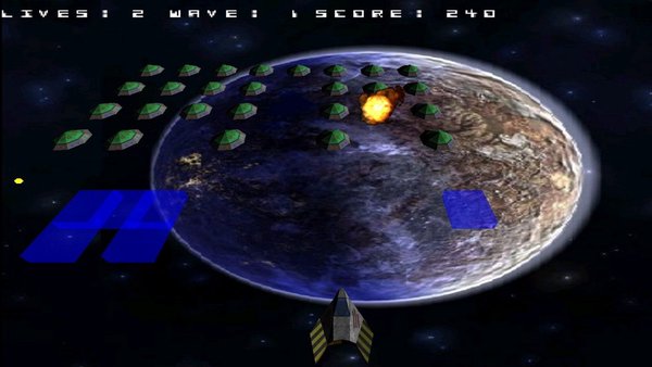 InspireInvaders — Аркады, скриншот интерфейса 5