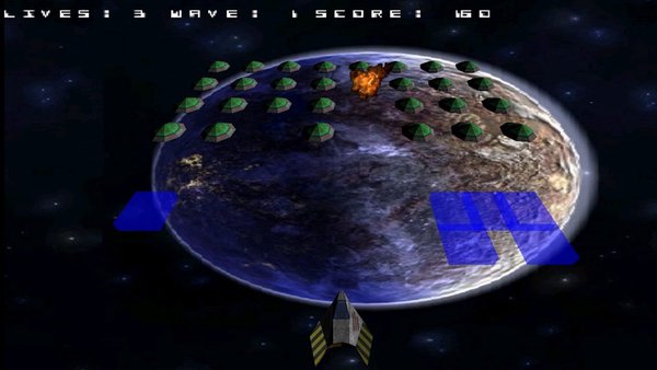 InspireInvaders — Аркады, скриншот интерфейса 3
