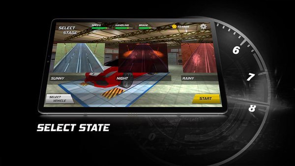 Highway Racer - Час пик — Гонки, скриншот интерфейса 6