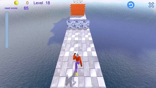 Бегущий каратист — Спортивные игры, скриншот интерфейса 3