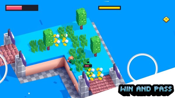 Island Wars — Аркады, скриншот интерфейса 1