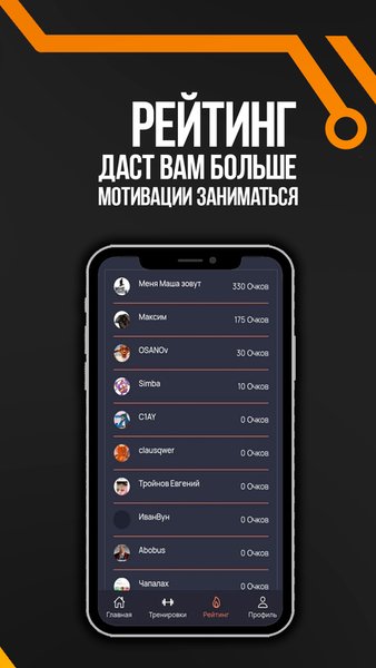The Aesthetics — Спорт, скриншот интерфейса 3