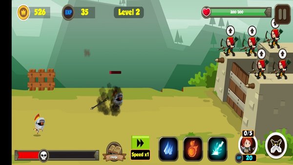 FORTRESS DEFENSE — Шутеры, скриншот интерфейса 1