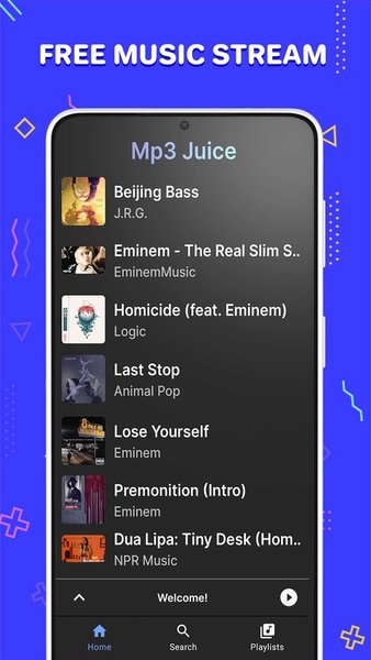 Mp3 Juice : Free Mp3 Music App — Музыка и аудио, скриншот интерфейса 2