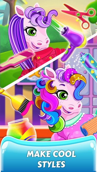 Little Pony Dressup Beauty Salon 🦄 — Ролевые, скриншот интерфейса 5