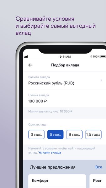 НОВИКОМ — Банки, скриншот интерфейса 7