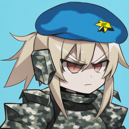 Голубой берет