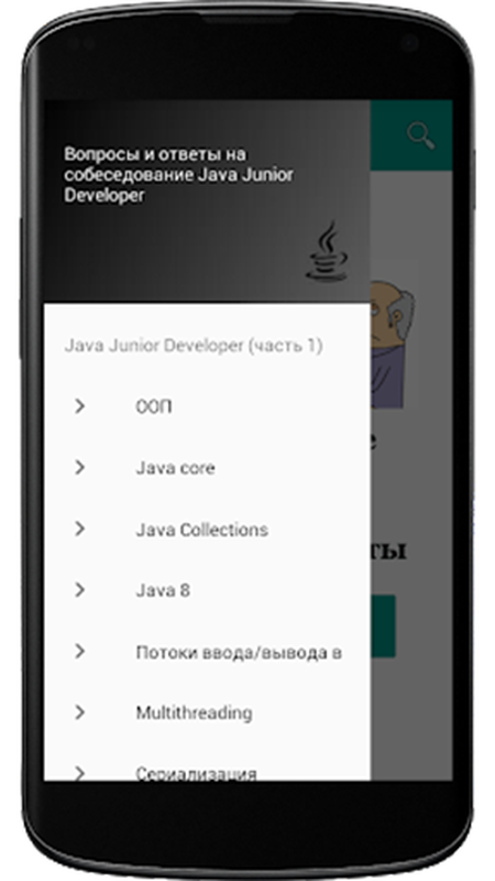 Собеседование Java Junior Developer — Работа, скриншот интерфейса 2
