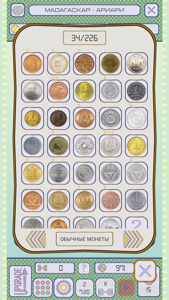 Idle Coin Collection Clicker — Симуляторы, скриншот интерфейса 6