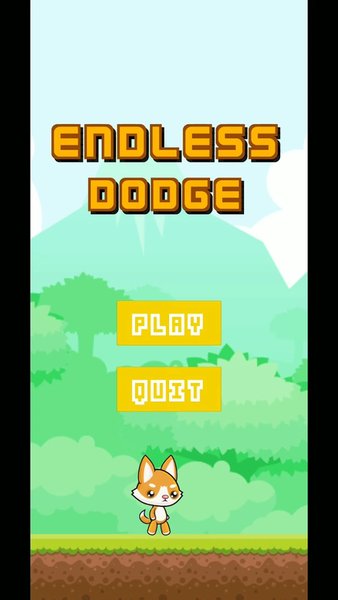 Dodging Dog: Endless Running — Казуальные, скриншот интерфейса 1