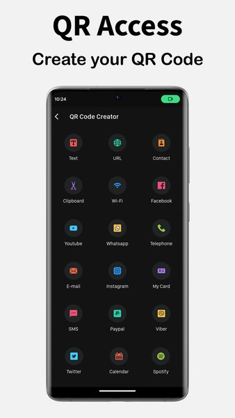 QR Access – Инструмент для работы с QR-кодами — Инструменты, скриншот интерфейса 3