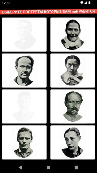Тест Сонди — Инструменты, скриншот интерфейса 4