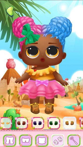Dolls Dress Up Game — Симуляторы, скриншот интерфейса 3