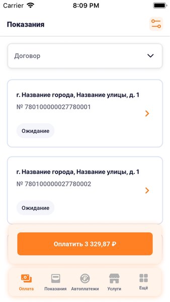 ЛКК ЮЛ Алтайэнергосбыт — Бизнес, скриншот интерфейса 2