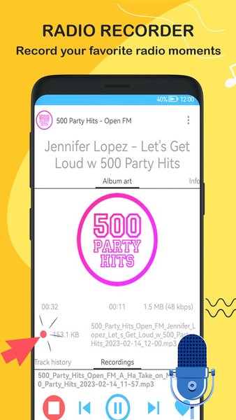 Radio FM Planet — Инструменты, скриншот интерфейса 3