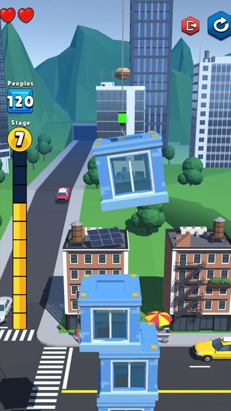 Tower City Bloxx — Головоломки, скриншот интерфейса 2