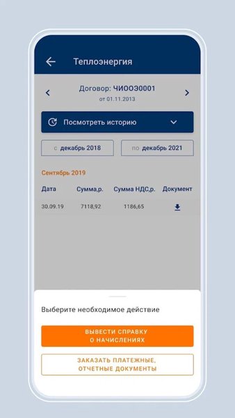Иркутскэнергосбыт для бизнеса — Бизнес, скриншот интерфейса 7