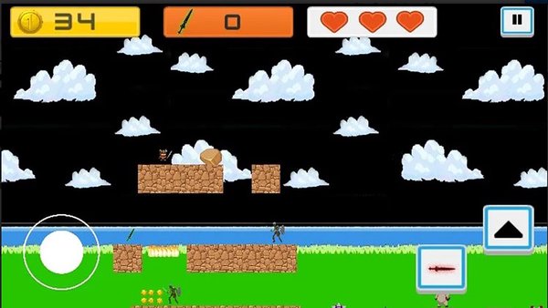 Темный путь 2D — Приключения, скриншот интерфейса 1