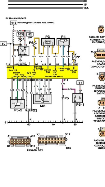 Электрические схемы Daewoo Nexia — Инструменты, скриншот интерфейса 3