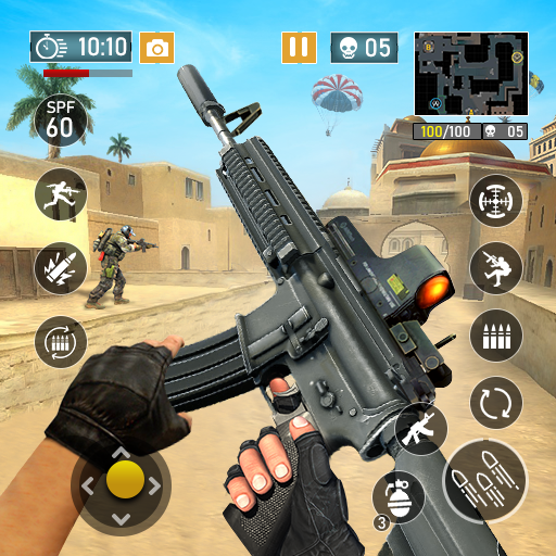 FPS Gun Shooting Game - Offline Gun Games: Sniper Shooting Game