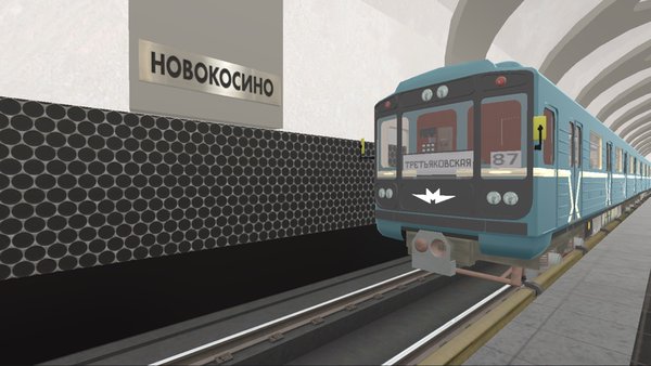 Машинист Московского Метро 3Д — Симуляторы, скриншот интерфейса 2