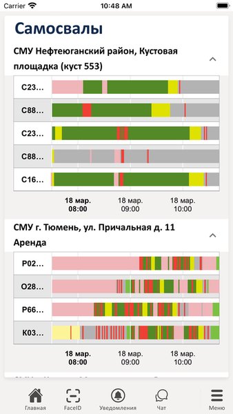 MStroy — Работа, скриншот интерфейса 5