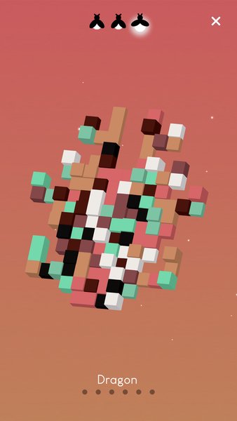 Polycubes: Color Puzzle — Пазлы, скриншот интерфейса 4