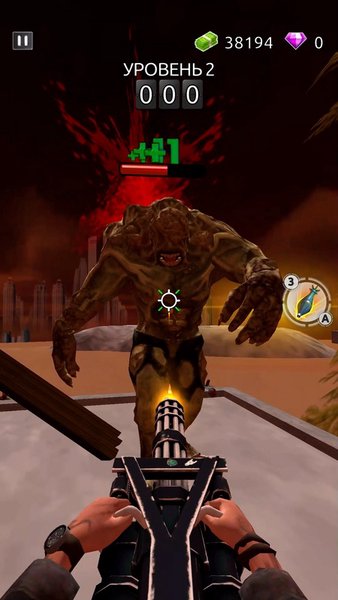 Escape from zombies — Шутеры, скриншот интерфейса 2