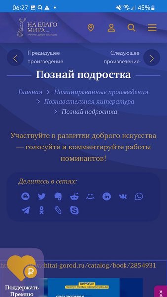 На благо мира — Искусство и дизайн, скриншот интерфейса 3