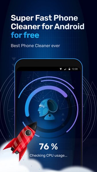 Fast Cleaner & CPU Cooler - System booster — Инструменты, скриншот интерфейса 1