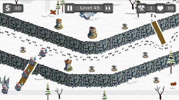 Tower Defense : Outlanders — Стратегии, скриншот интерфейса 3
