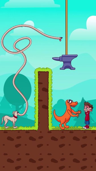 Long Dog: Длинный Нос и Длинная Собака! Игра! — Головоломки, скриншот интерфейса 6