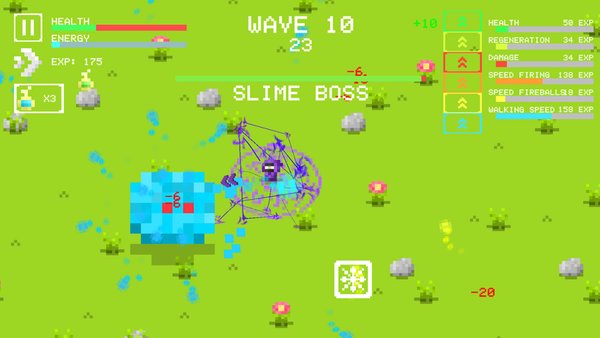 8-Bit RPG — MMORPG, скриншот интерфейса 6