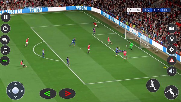 Football soccer game — Спортивные игры, скриншот интерфейса 3
