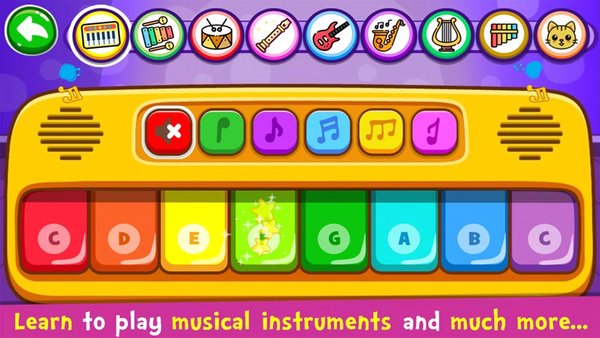 Игры для фортепиано - Музыкальные песни — Музыка, скриншот интерфейса 1