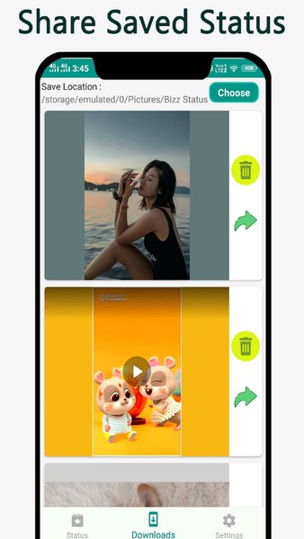 Загрузчик WhatsApp — Социальные, скриншот интерфейса 3