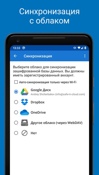 Менеджер Паролей SafeInCloud — Инструменты, скриншот интерфейса 8
