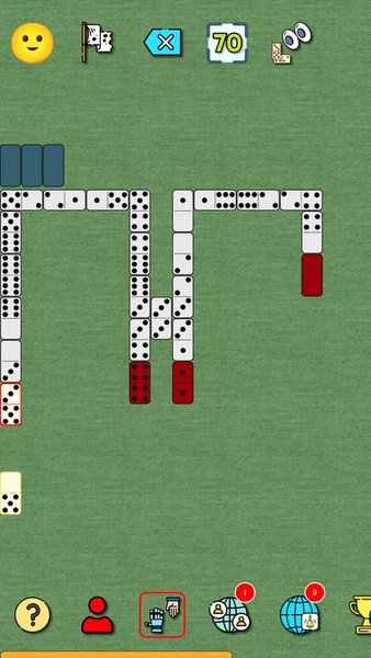 Домино паук, дуэль — Настольные игры, скриншот интерфейса 5