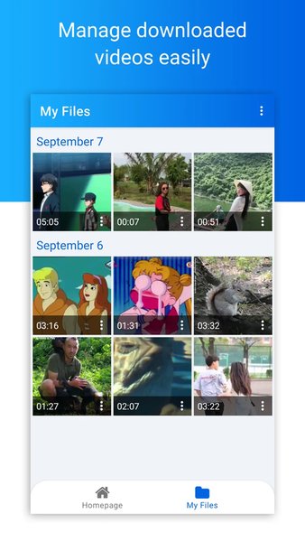 Загрузчик видео с Facebook 2023 — Социальные, скриншот интерфейса 5
