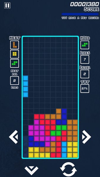 Tetris Classic — Головоломки, скриншот интерфейса 5