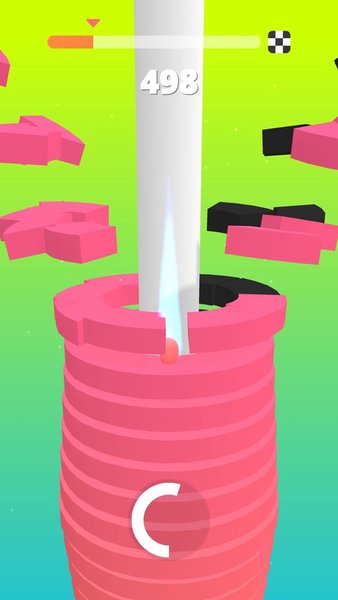 Stack ball 3D — Аркады, скриншот интерфейса 4