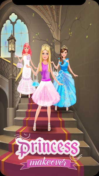 Princess Makeover Game 👗 Одевалки Игры для Девочек — Казуальные, скриншот интерфейса 2