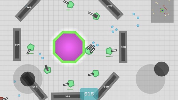 defense.io — Аркады, скриншот интерфейса 3