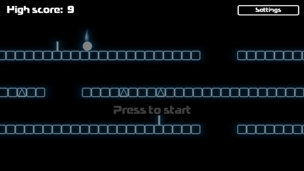 Neon ball arcade — Аркады, скриншот интерфейса 1