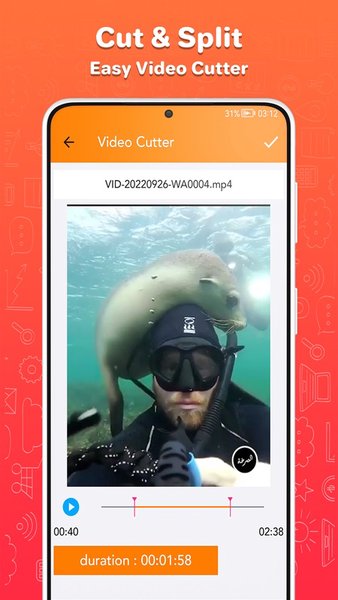 Видеоредактор - Video Editor Pro — Видеоплееры и редакторы, скриншот интерфейса 2