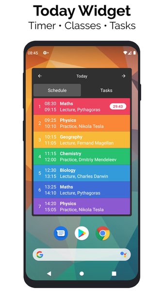 Smart Timetable - расписание занятий и календарь — Образование, скриншот интерфейса 1
