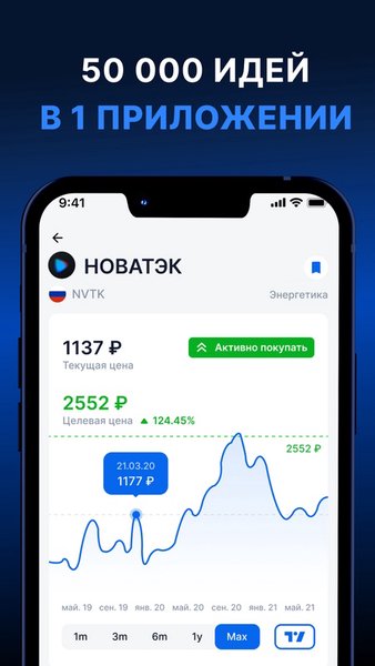 RANKS - Акции и Инвестиции — Финансы, скриншот интерфейса 3
