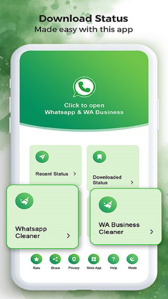 Сохранение статуса для WhatsApp — Социальные, скриншот интерфейса 3
